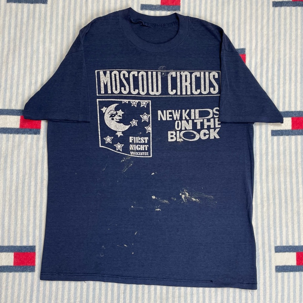 Vintage 80s New Kids On the Block short sleeve tee shirt